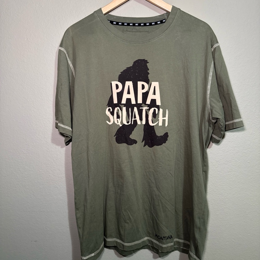 Papa Squatch T-Shirt Montana Edition Size Large